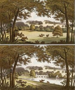 Repton Garden Designer Humphrey Repton Illustration. Let'S Add A Pond And A Image 795