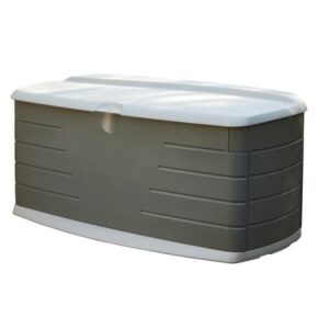 Rubbermaid Outdoor Storage Containers Rubbermaid 26-In L X 56-In 90-Gallon Olive/Sandstone Deck Photo 825 Rubbermaid Outdoor Storage Containers Rubbermaid 26-In L X 56-In 90-Gallon Olive/Sandstone Deck Photo 825