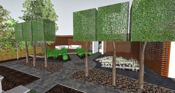 Sketchup For Garden Design Garden Design Visualisation With Custom Texture Maps Image 863