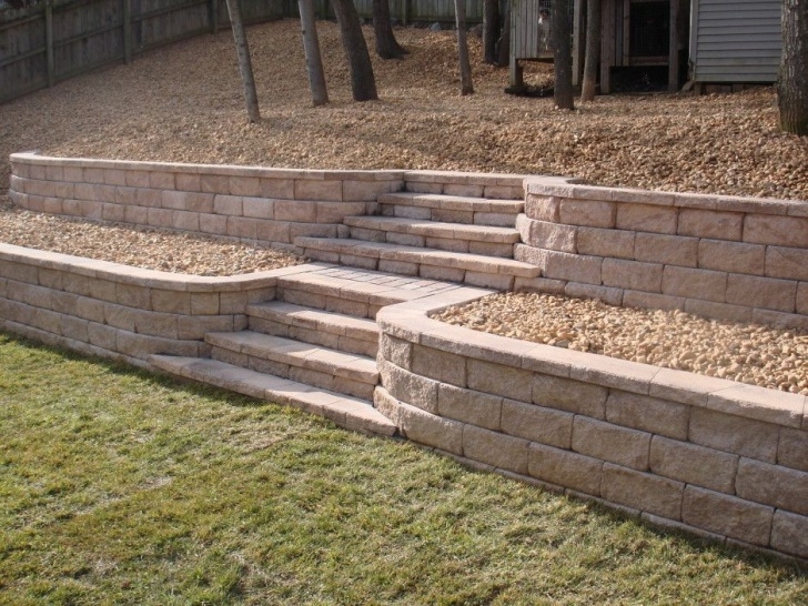 Sloped Backyard Retaining Wall Garden Help | Backyard Retaining Walls, Landscaping Picture 511