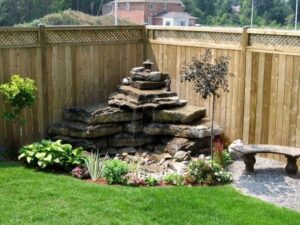 Small Backyard Water Features Backyard Water Feature (With Images) | Large Backyard Photo 961