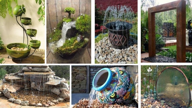 Small Outdoor Water Fountain Diy Water Fountain For Unique Small Garden View - Decor Units Photo 359
