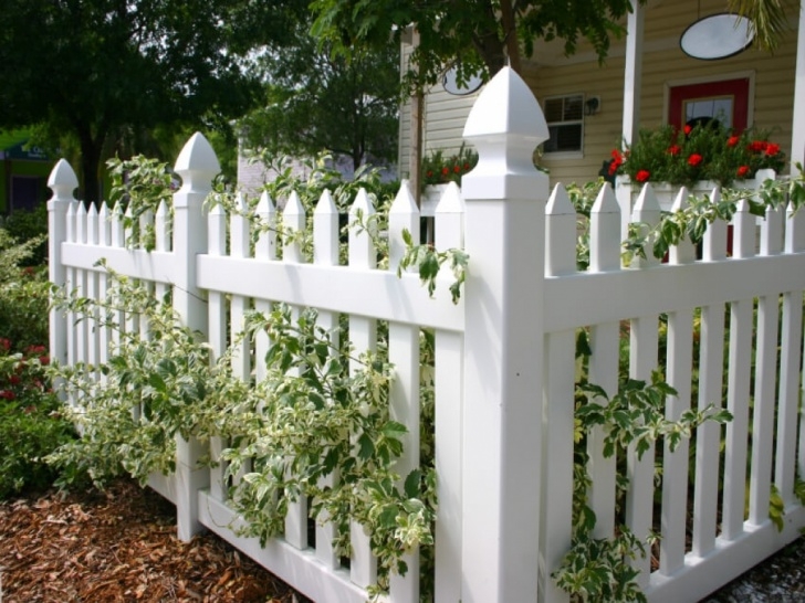 Small Picket Fence For Garden Decorate A Small House, White Picket Fence Garden Picket Image 103