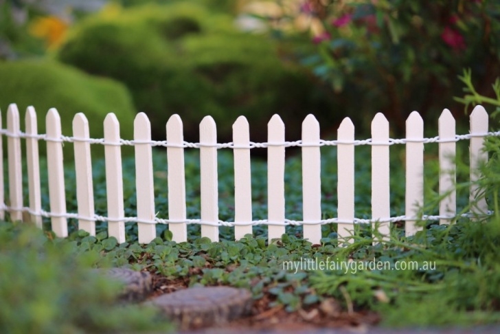 Small Picket Fence For Garden Fairy Gardens Wa Australia | Miniature Fairies, Furniture Picture 561