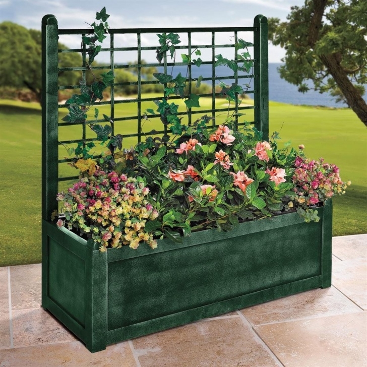 Small Trellis For Indoor Plants Amazon : Brylanehome Flower Box With Trellis : Patio Image 923
