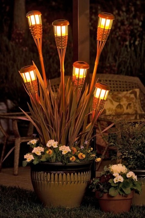 Solar Tiki Torches Lowes Tiki Torchlight - Ideas For Outdoor Entertaining This Picture 420
