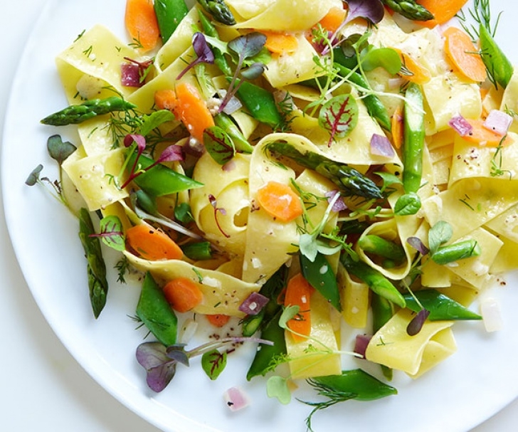 Spring Summer Vegetables Pappardelle Pasta Recipes Picture 647