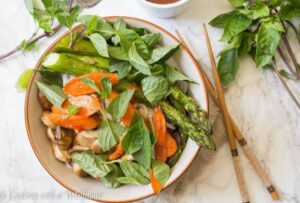 Spring Summer Vegetables Roasted Summer Vegetable Spring Roll Bowls Image 623