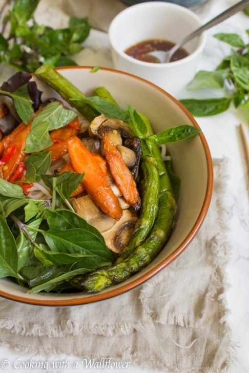 Spring Summer Vegetables Roasted Summer Vegetable Spring Roll Bowls Photo 586