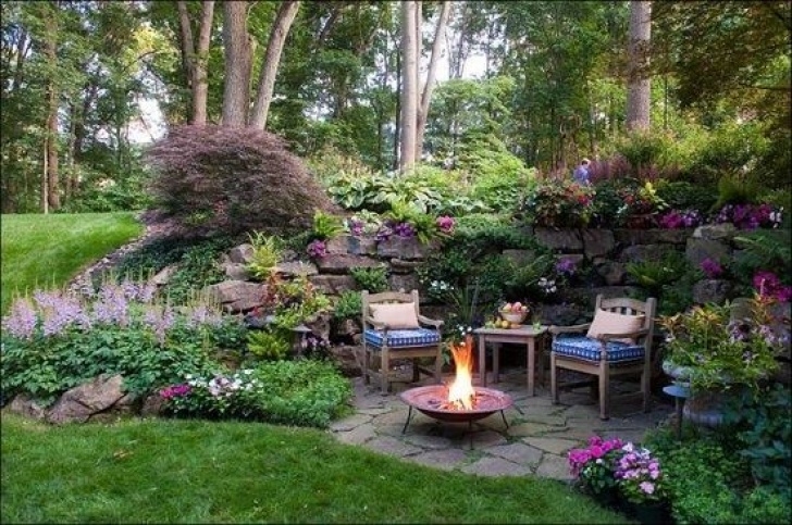 Steep Slope Garden Amazing Space: Unexpected Outdoor “Rooms” | Sloped Garden Photo 181