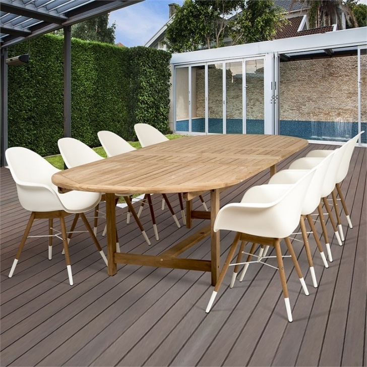 Teak Patio Dining Set International Home Amazonia Charlotte 9 Piece Teak Patio Photo 262