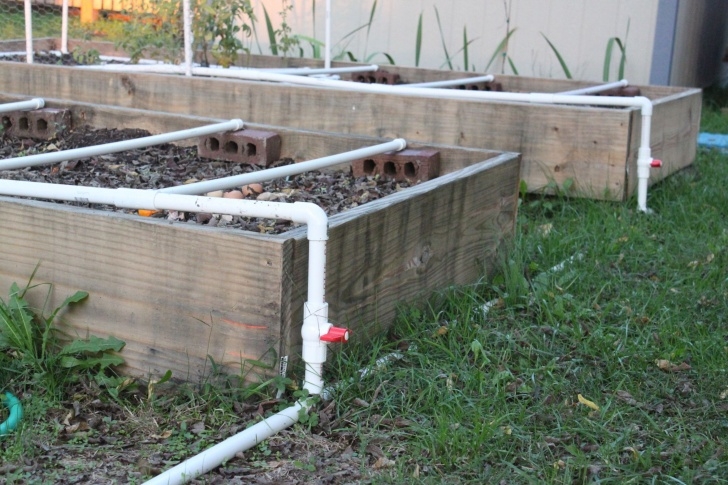 Vegetable Garden Drip Irrigation Layout Raised Bed Irrigation | Vegetable Garden Raised Beds Photo 202