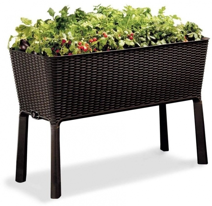 Vegetable Planters For Patio Elevated Garden Bed Raised Planter Vegetable Herb Flower Photo 923
