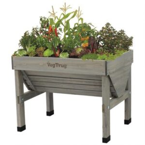 Vegtrug Elevated Planter Bed Vegtrug Small Elevated Garden Bed Gray Wash | Gardeners Edge Picture 654