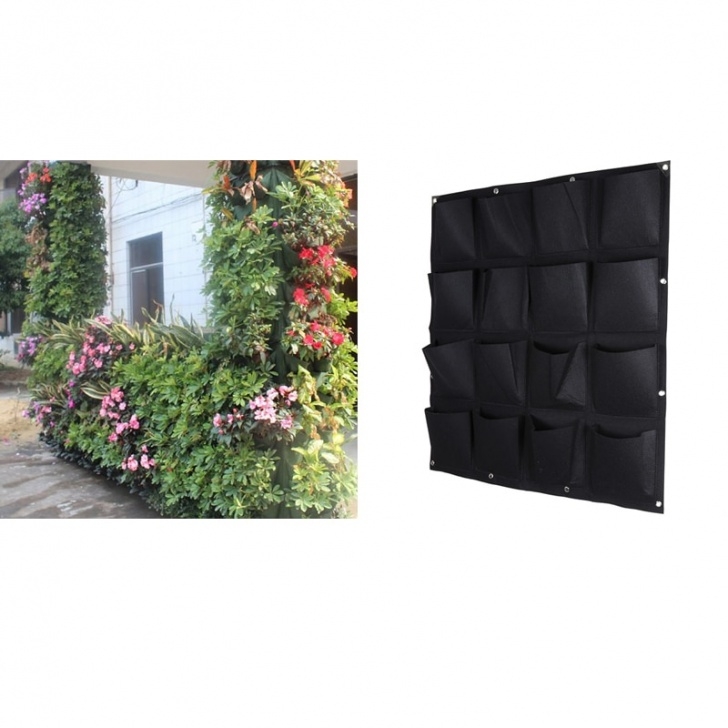 Vertical Wall Planter Indoor 2016 New Indoor Outdoor Wall Hanging Planter Vertical Felt Picture 656