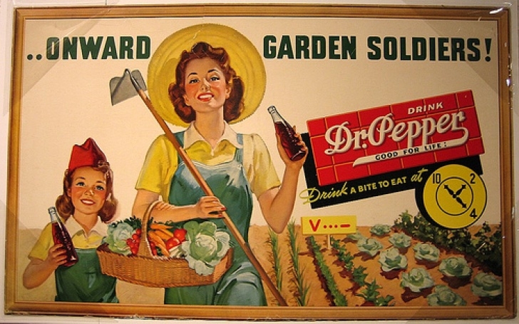 Victory Gardens Landscaping Two Men And A Little Farm: Vintage Poster Sunday Image 920