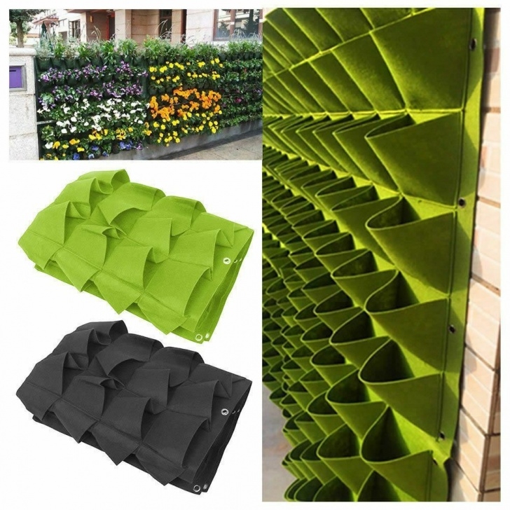 Wall Hanging Herb Garden 72 Pocket Planting Bag Hanging Wall Vertical Planter Picture 052