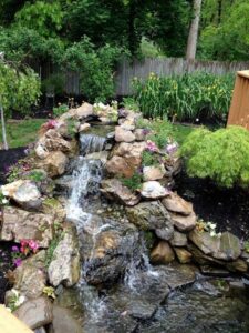 Waterfalls For Garden Ponds Small Waterfall Pond Landscaping For Backyard Decor Ideas Image 218